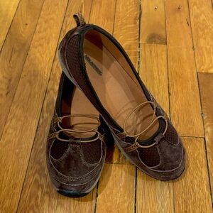 Leather Outdoor Ballet Flats